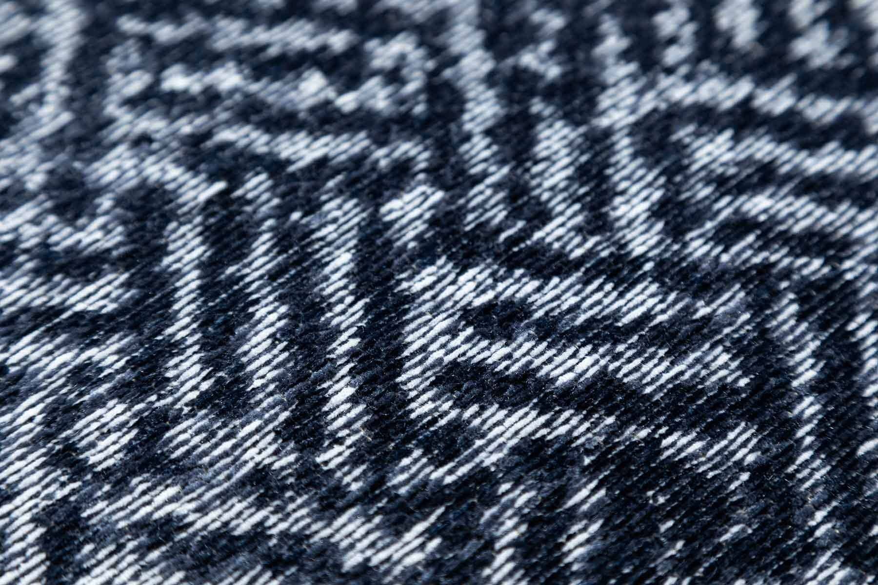 Moderner Teppich PORTO NAVY - Waschbarer Teppich – Bild 2